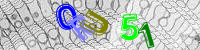 Blue Captcha Image