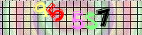 Blue Captcha Image
