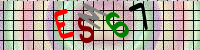 Blue Captcha Image
