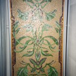 Выставочное мозаичное панно, орнаментальная композиция.