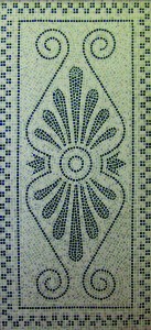 Выставочное мозаичное панно - Орнаментальная техника .