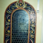 Мозаичный декор в интерьере детского сада.