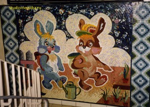 Мозаичная сказка в интерьере Детского садика.