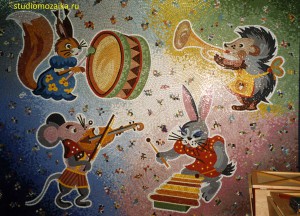Мозаичная сказка в интерьере детского садика.