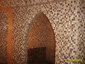 Мозаичное панно в матричной технике для турецкой бани. Матричная техника панно в частном доме.