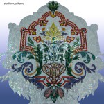 Панно для хамам - орнаментальная композиция из мозаичной плитки.