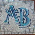 Мозаичное панно на дно бассейна -Логотип.