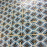 Панно в матричной сборке из мозаичной плитки для интерьера ванной комнаты. Пример панно в матричной сборке из мозаичной плитки.