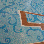 Фрагмент мозаичного панно для хамам -мозаичная мастерская.