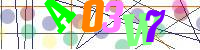 Blue Captcha Image