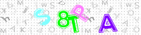 Blue Captcha Image