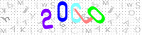 Blue Captcha Image